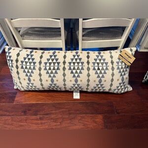 Wrangler Cream, Blue, Green Geometric Body Pillow